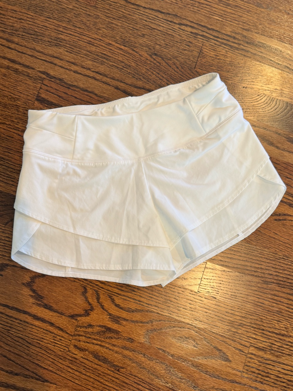 White Women's Calia Layered Active Skort Shorts size small